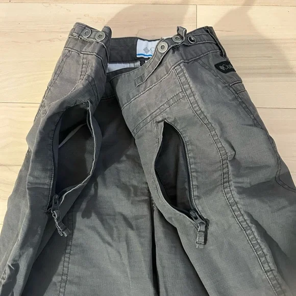 Columbia Gray Adjustable Waist Capris Size 10 - Picture 9 of 16